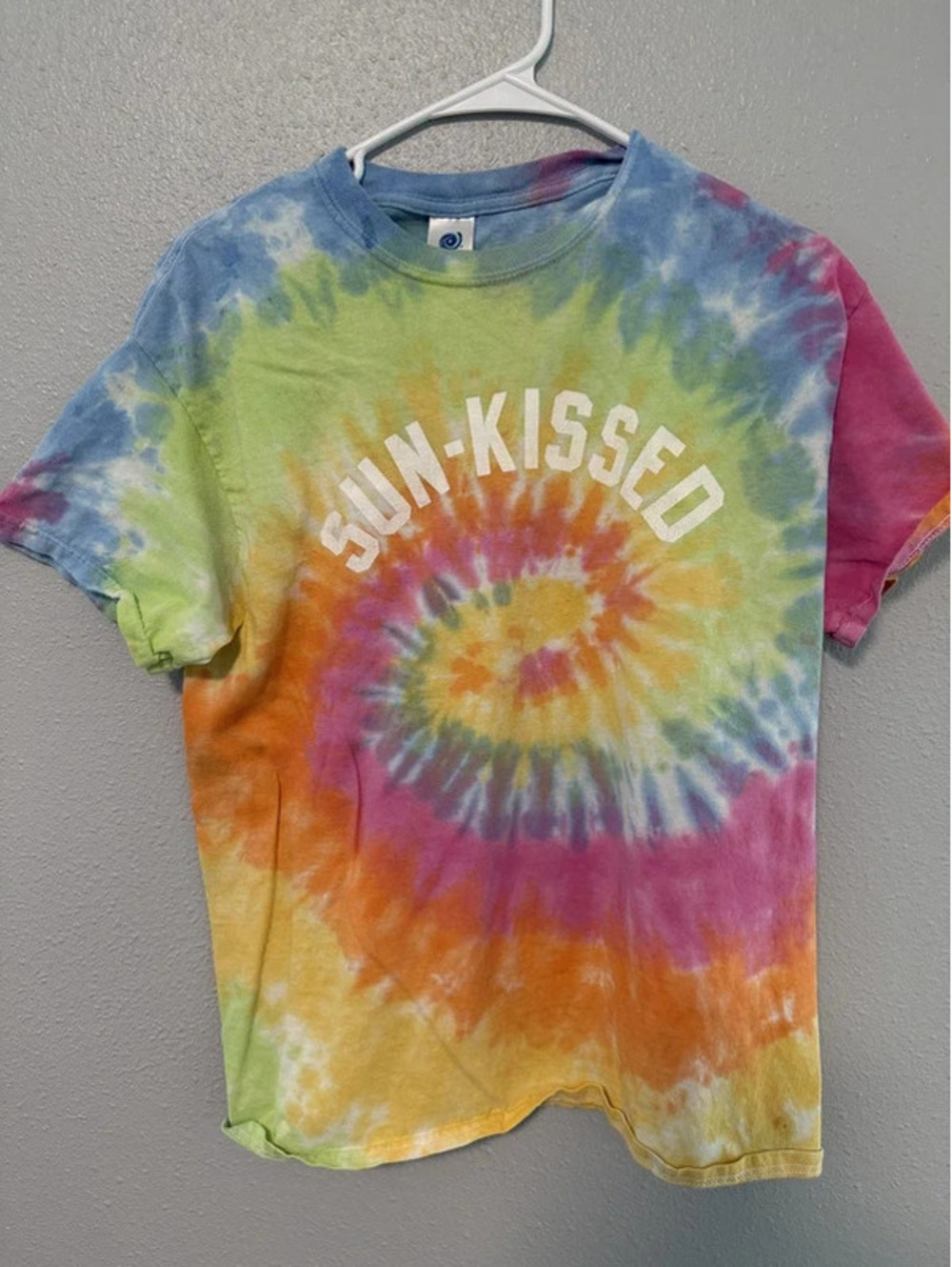 #6069  ColorTone Sun-Kissed Rainbow Tie-Dye T-Shirt Medium
